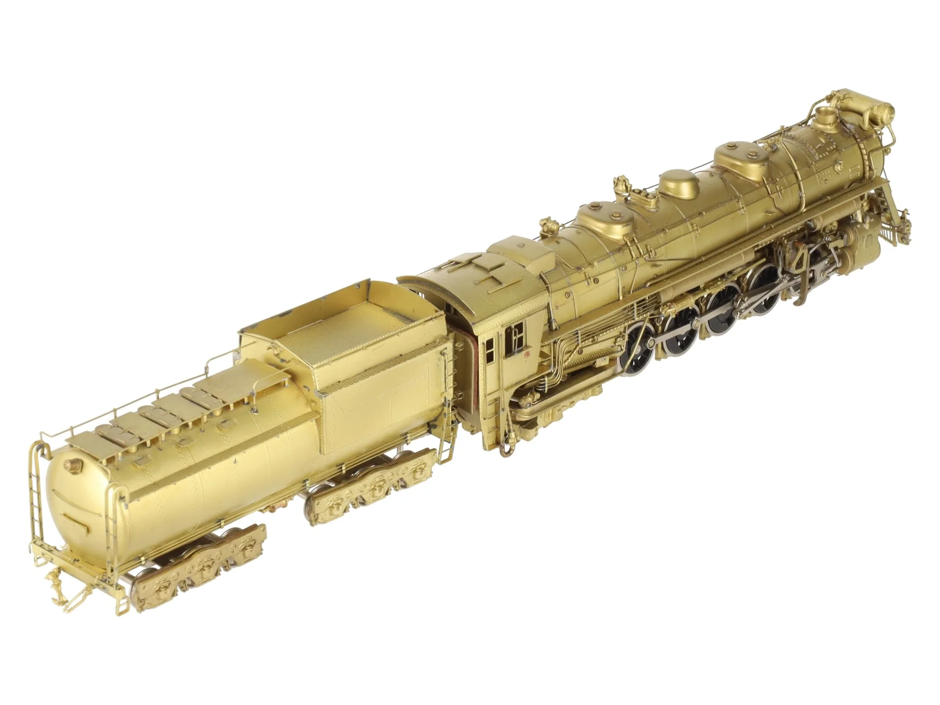 Pacific Fast Mail HO BRASS Central Vermont 2-10-4 Steam Loco/Tender - unpainted EX/Box - Image 11
