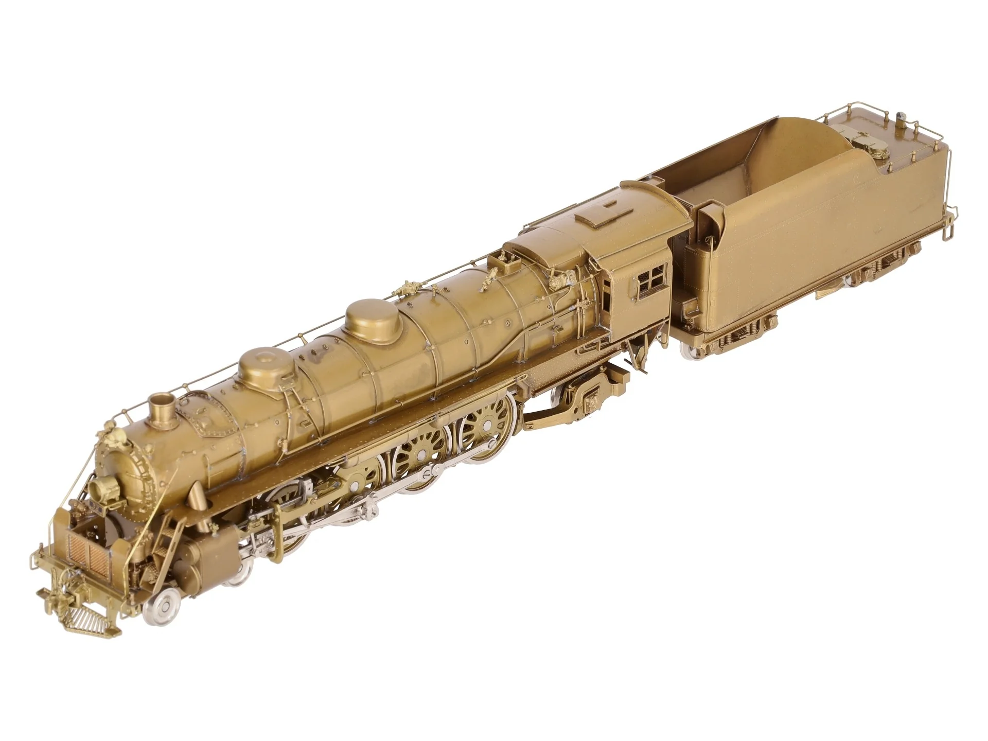 Pacific Fast Mail HO BRASS Rutland L-1 Class 4-8-2 Steam Locomotive - Unpainted EX/Box - Image 4