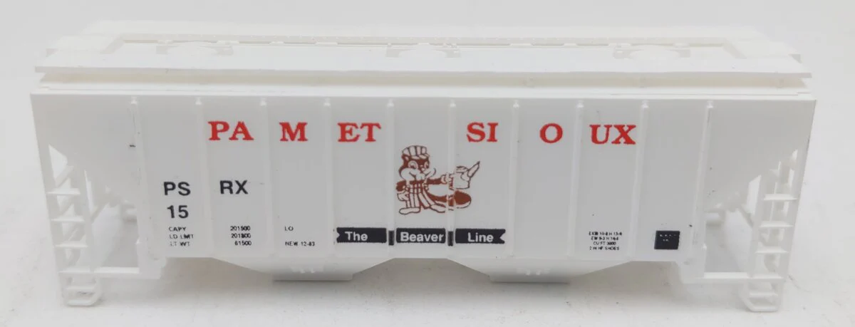 Precision Masters 1625 N Scale Pamet Sioux 2-Bay Hopper #15 EX/Box - Image 3