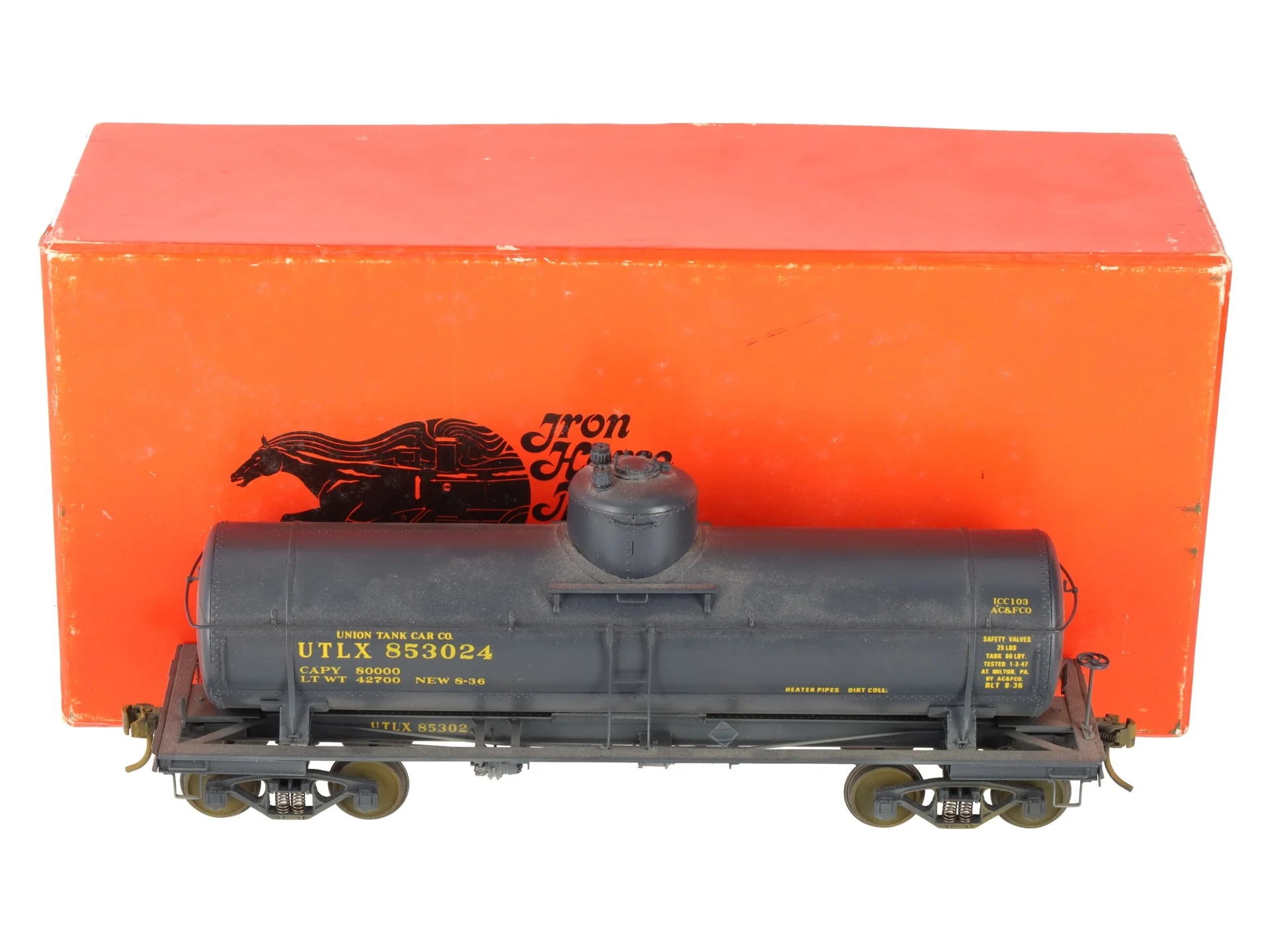 Precision Scale Co. 15523 O 2-Rail BRASS ACF 10,000 Gallon Tank Car - Painted/Box