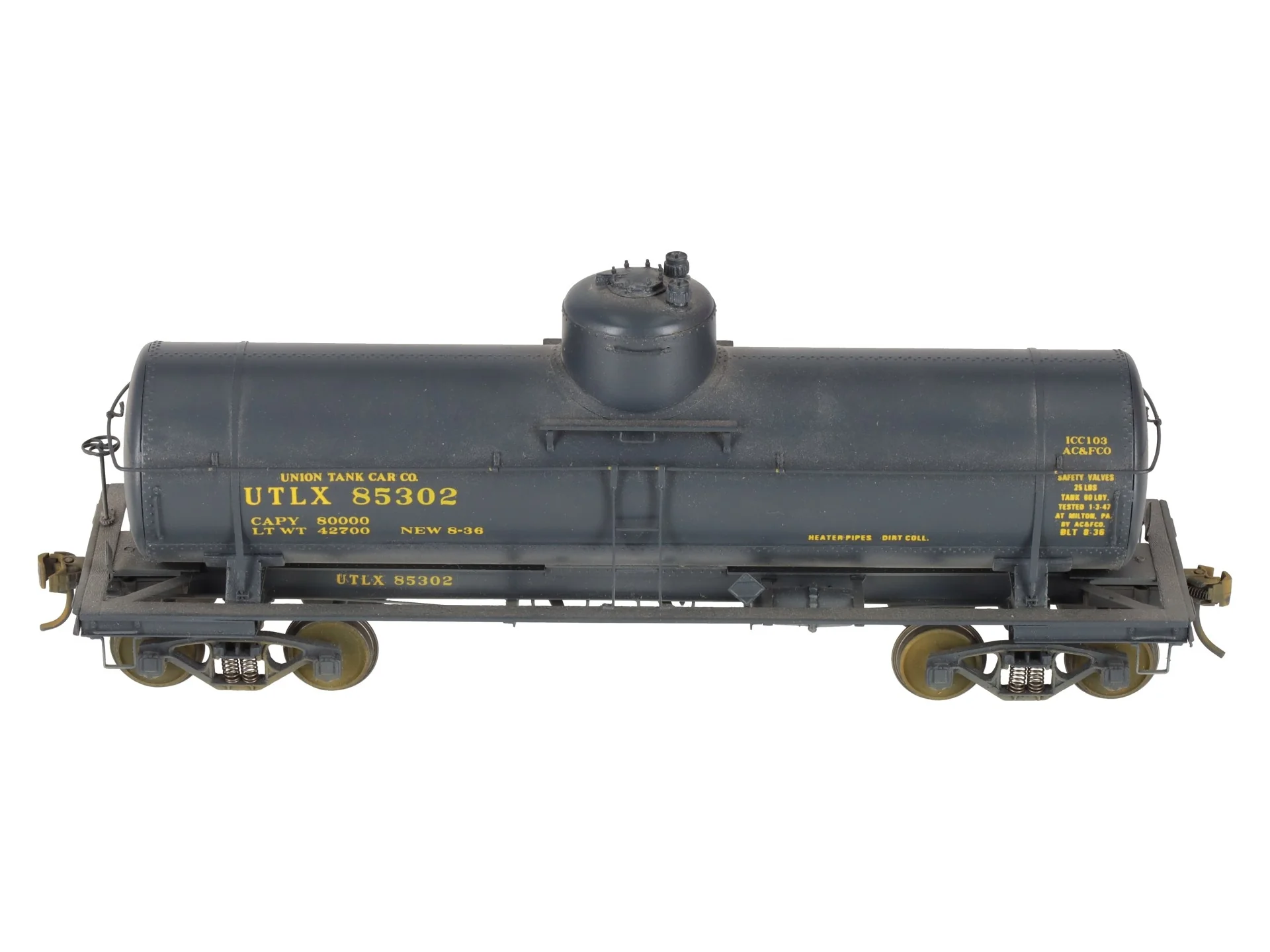 Precision Scale Co. 15523 O 2-Rail BRASS ACF 10,000 Gallon Tank Car - Painted/Box - Image 2