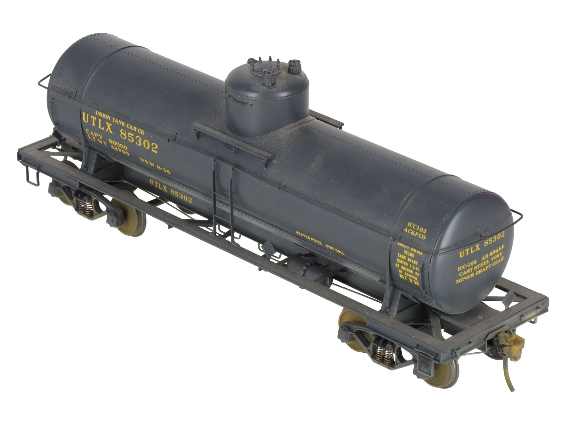 Precision Scale Co. 15523 O 2-Rail BRASS ACF 10,000 Gallon Tank Car - Painted/Box - Image 3