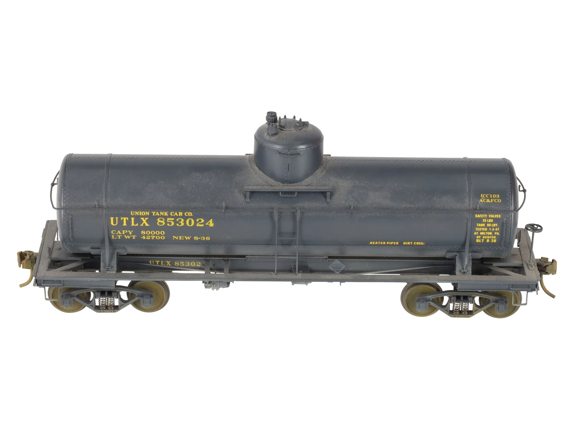 Precision Scale Co. 15523 O 2-Rail BRASS ACF 10,000 Gallon Tank Car - Painted/Box - Image 8