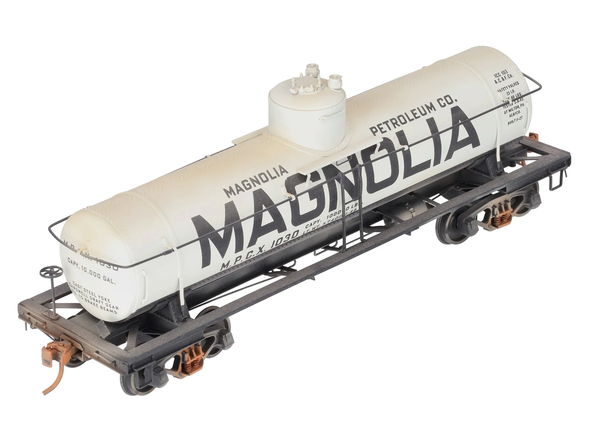 Precision Scale Co. 15527 O Brass MPCX ACF 8,000 Gallon Tank Car #1030 Custom 2R/Box - Image 11