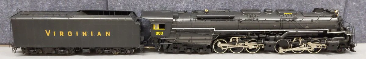 Precision Scale Co 15809-1 O Brass Virginian 2-6-6-6 Steam Loco & Tender #903 2R EX/Box - Image 3