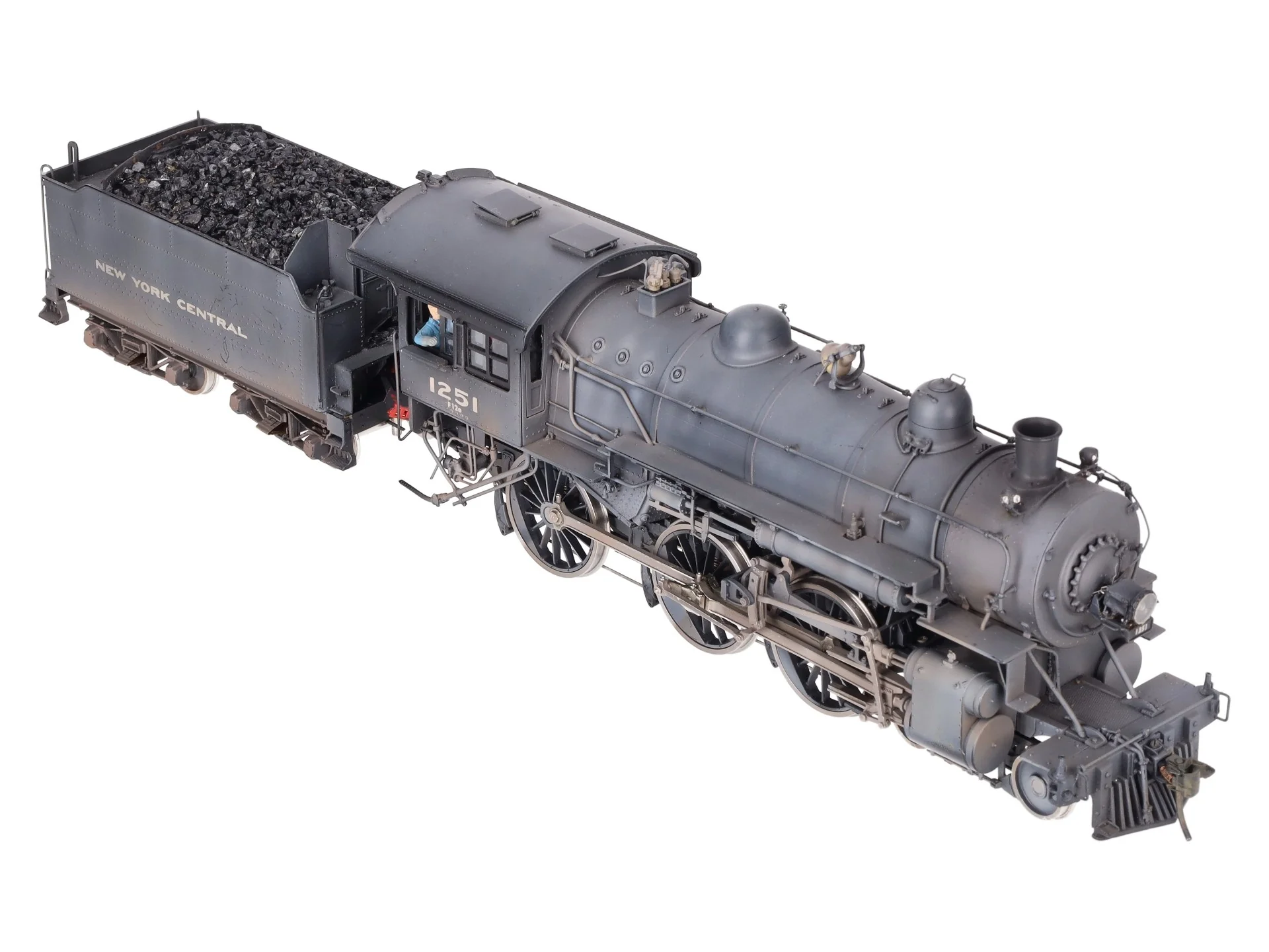 Precision Scale Co. 16265-1 O Brass NYC 4-6-0 Steam Loco & Tender #1251 2R - CP/Box - Image 3