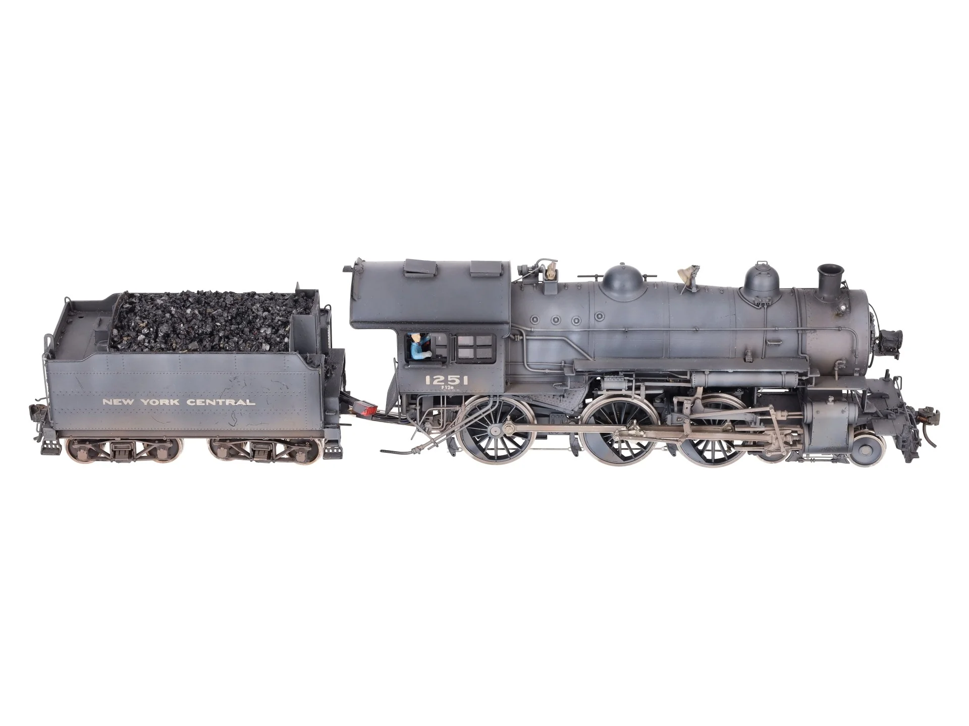 Precision Scale Co. 16265-1 O Brass NYC 4-6-0 Steam Loco & Tender #1251 2R - CP/Box - Image 4