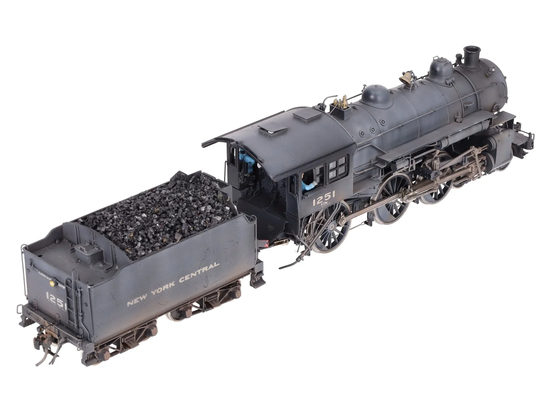 Precision Scale Co. 16265-1 O Brass NYC 4-6-0 Steam Loco & Tender #1251 2R - CP/Box - Image 5