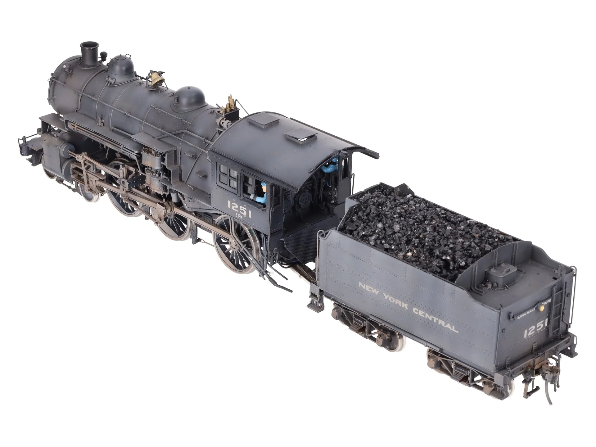 Precision Scale Co. 16265-1 O Brass NYC 4-6-0 Steam Loco & Tender #1251 2R - CP/Box - Image 7