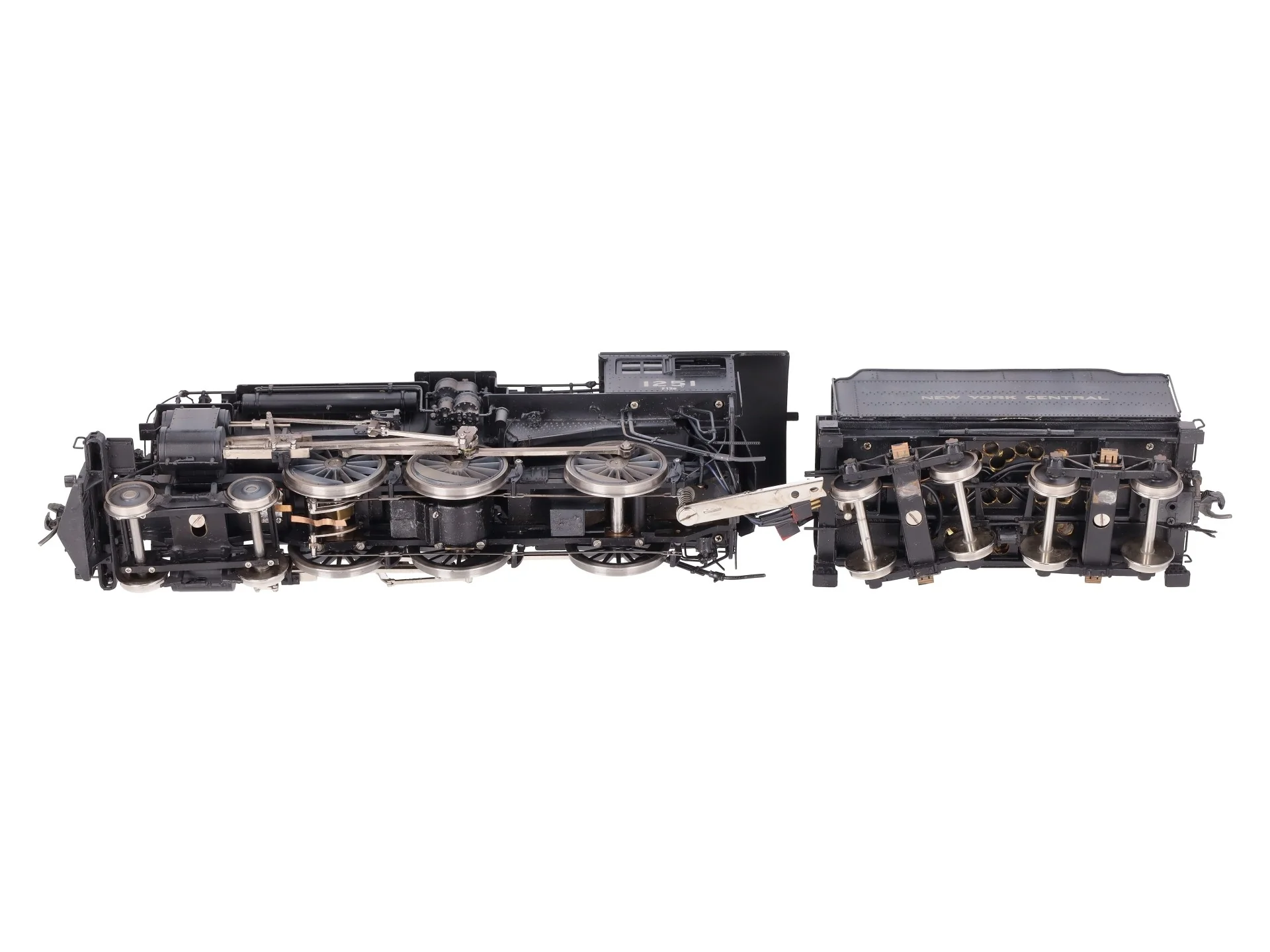 Precision Scale Co. 16265-1 O Brass NYC 4-6-0 Steam Loco & Tender #1251 2R - CP/Box - Image 9