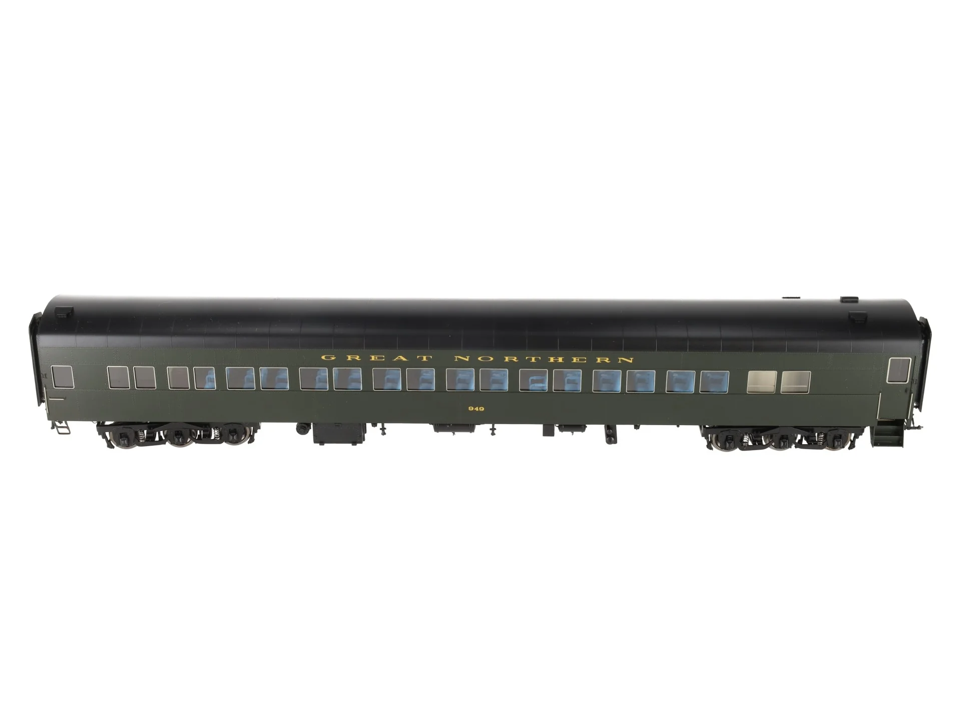 Precision Scale Co. 16981-2 O BRASS GN Heavyweight 1st Class Coach Passenger Car EX/Box - Image 4