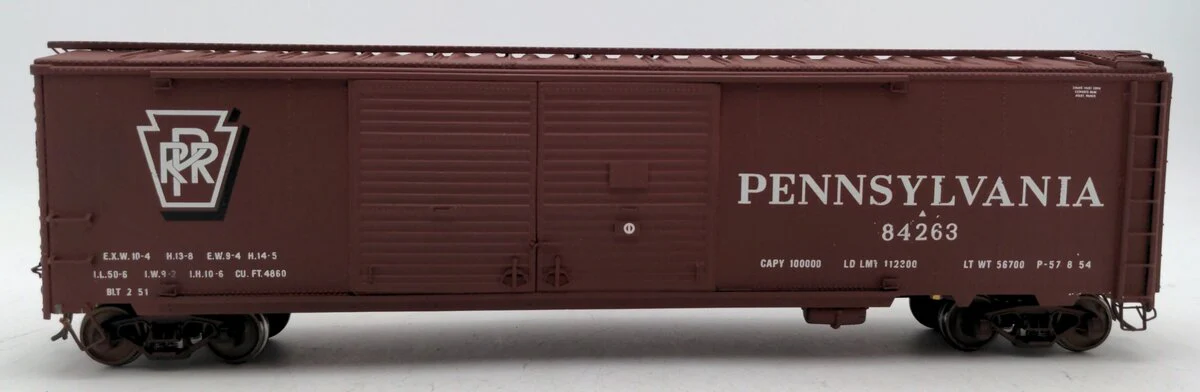 Precision Scale Company 15465 O BRASS Pennsylvania AAR DD Boxcar (2-Rail) EX/Box - Image 4