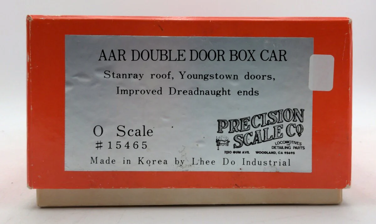 Precision Scale Company 15465 O BRASS Pennsylvania AAR DD Boxcar (2-Rail) EX/Box - Image 9