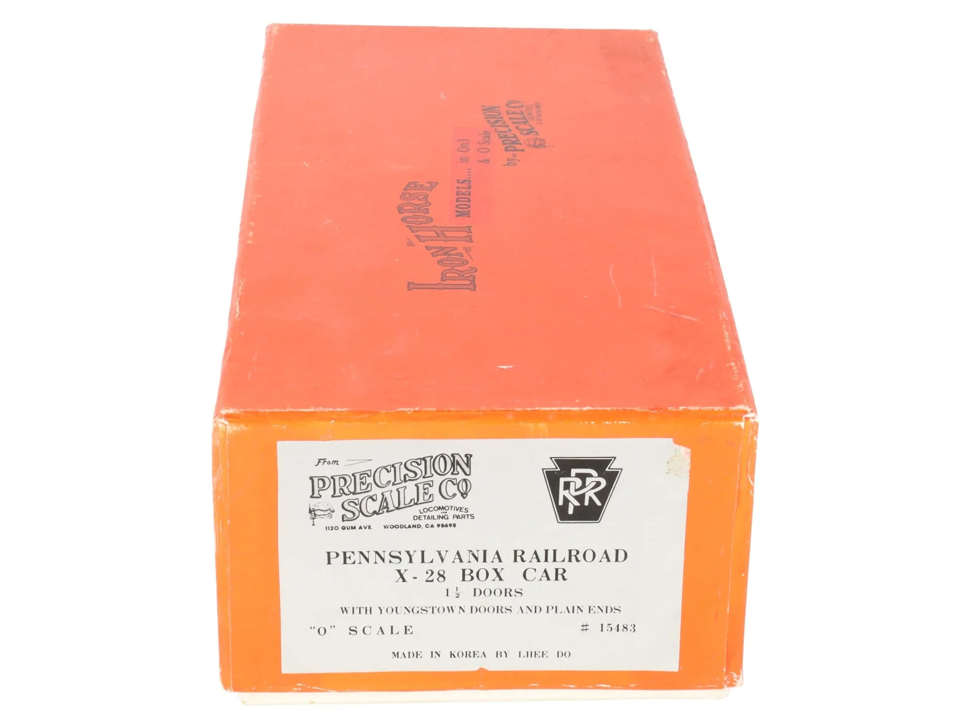Precision Scale Company 15483 O BRASS CNJ X-28 Boxcar (Weathered) - 2 Rail/Box - Image 12