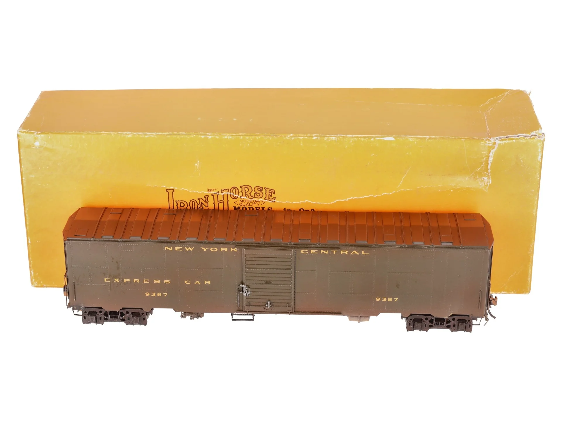 Precision Scale Company 16335-1 O Brass NYC Express Box Car - Custom (2 Rail)/Box