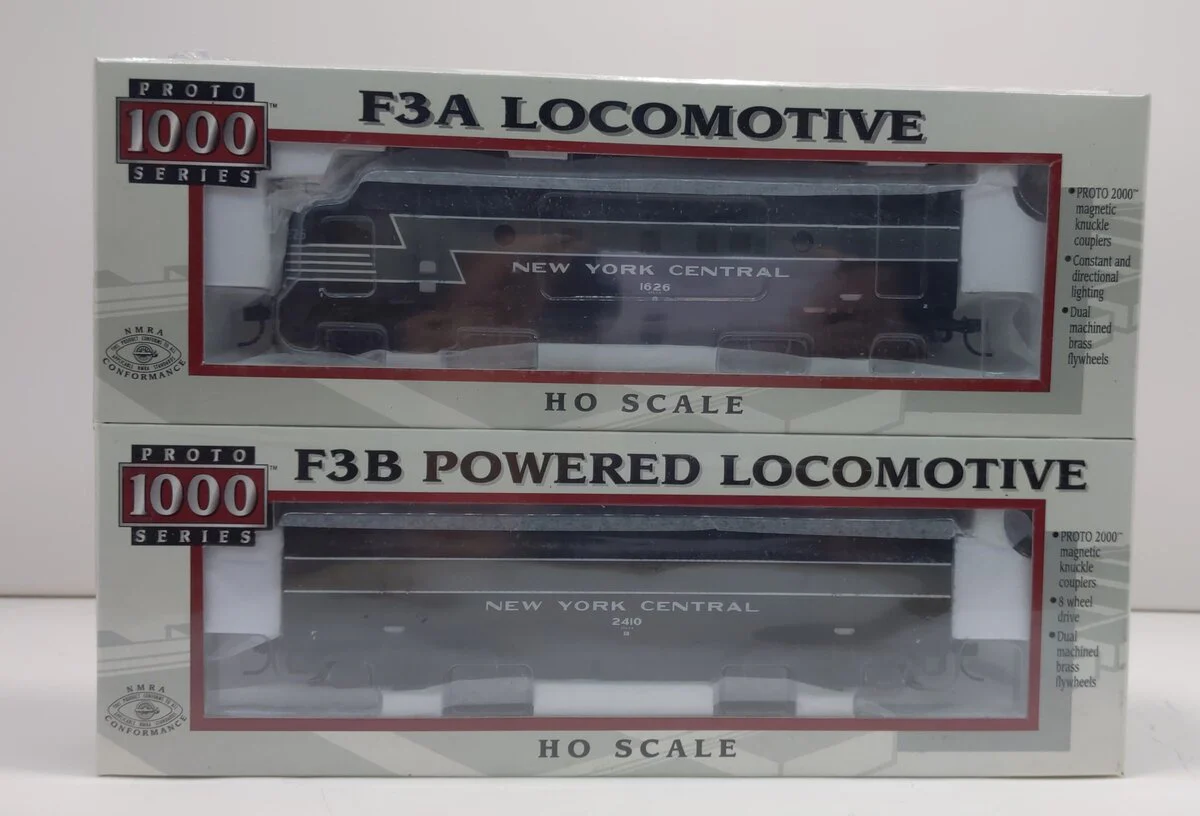Proto 1000 30699 HO NYC F3 AB Diesel Locomotive Set #1626 & #2410 LN/Box