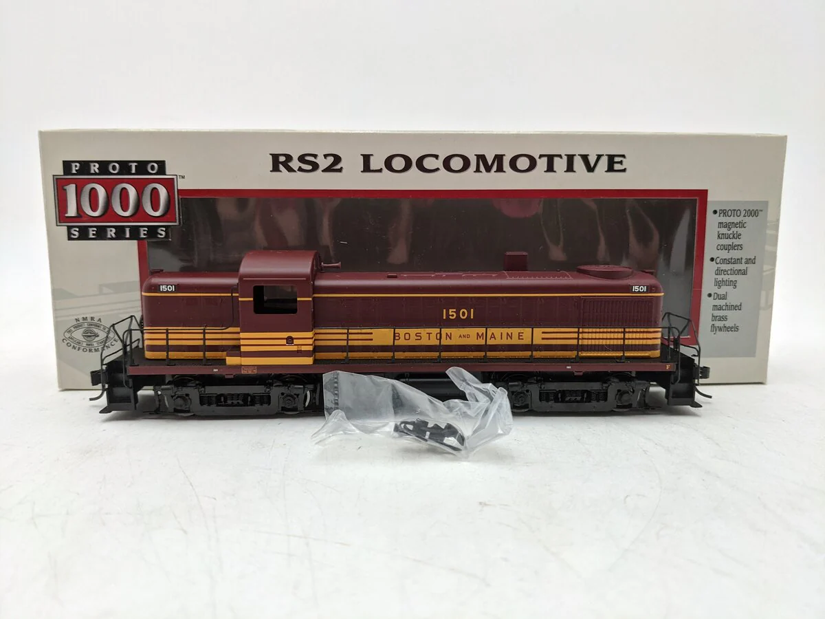 Proto 1000 HO 31271 Boston & Maine RS2 Diesel Locomotive #1501 EX/Box