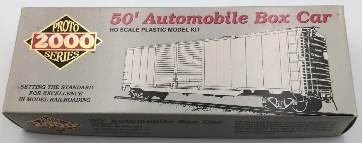 Proto 2000 21019 HO Scale 50' Automobile Box Car With End Doors Erie #65093 Kit