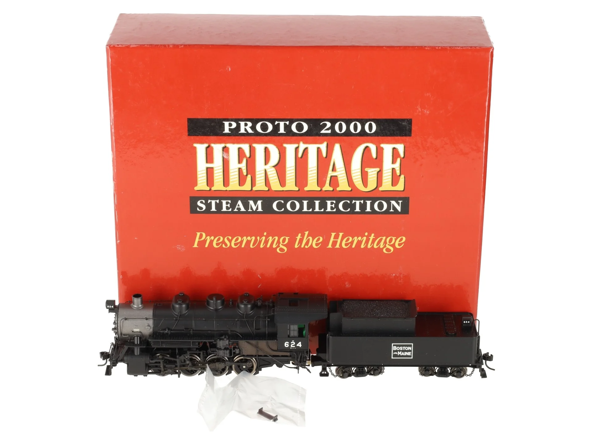 Proto 2000 23305 Boston & Maine USRA 0-8-0 Steam Locomotive #624 EX/Box