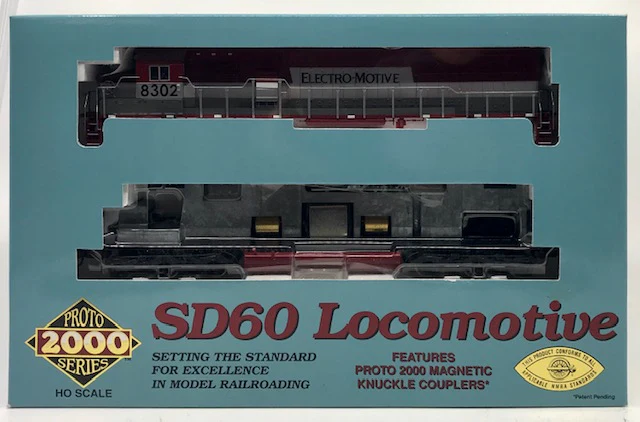 Proto 2000 23504 HO Electro Motive SD60 Diesel Locomotive #8302 LN/Box