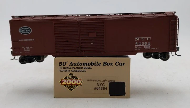 Proto 2000 64364 HO Scale NYC 50' Automobile Boxcar LN/Box