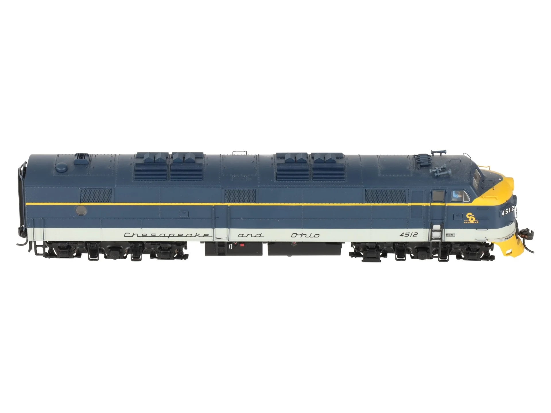 Proto 2000 920-40989 HO C&O E7 Ph1 AA Diesel Locomotive Set #4512/4513 EX/Box - Image 10