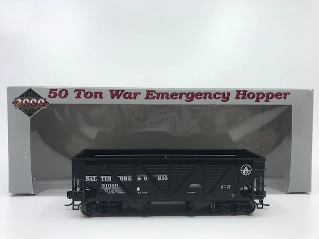 Proto 2000  HO Scale Baltinore & Ohio 50 Ton War Emergency Hopper #30375 LN/Box