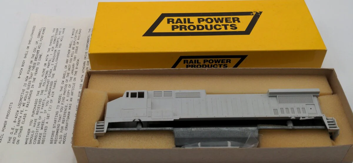 Rail Power 8-40CW General Electric Dash 8-40CW HO Santa FE Gull Wing Cab