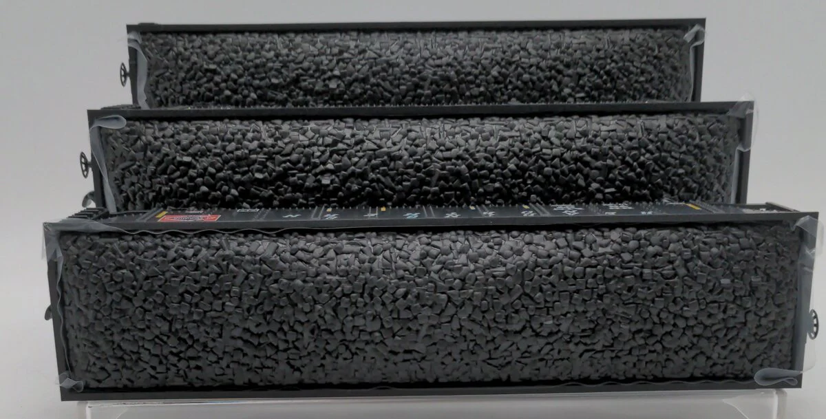 RailKing 30-70141 O Gauge Reading & Northern 4-Bay Hopper Car w/ Coal Load LN/Box - Image 4