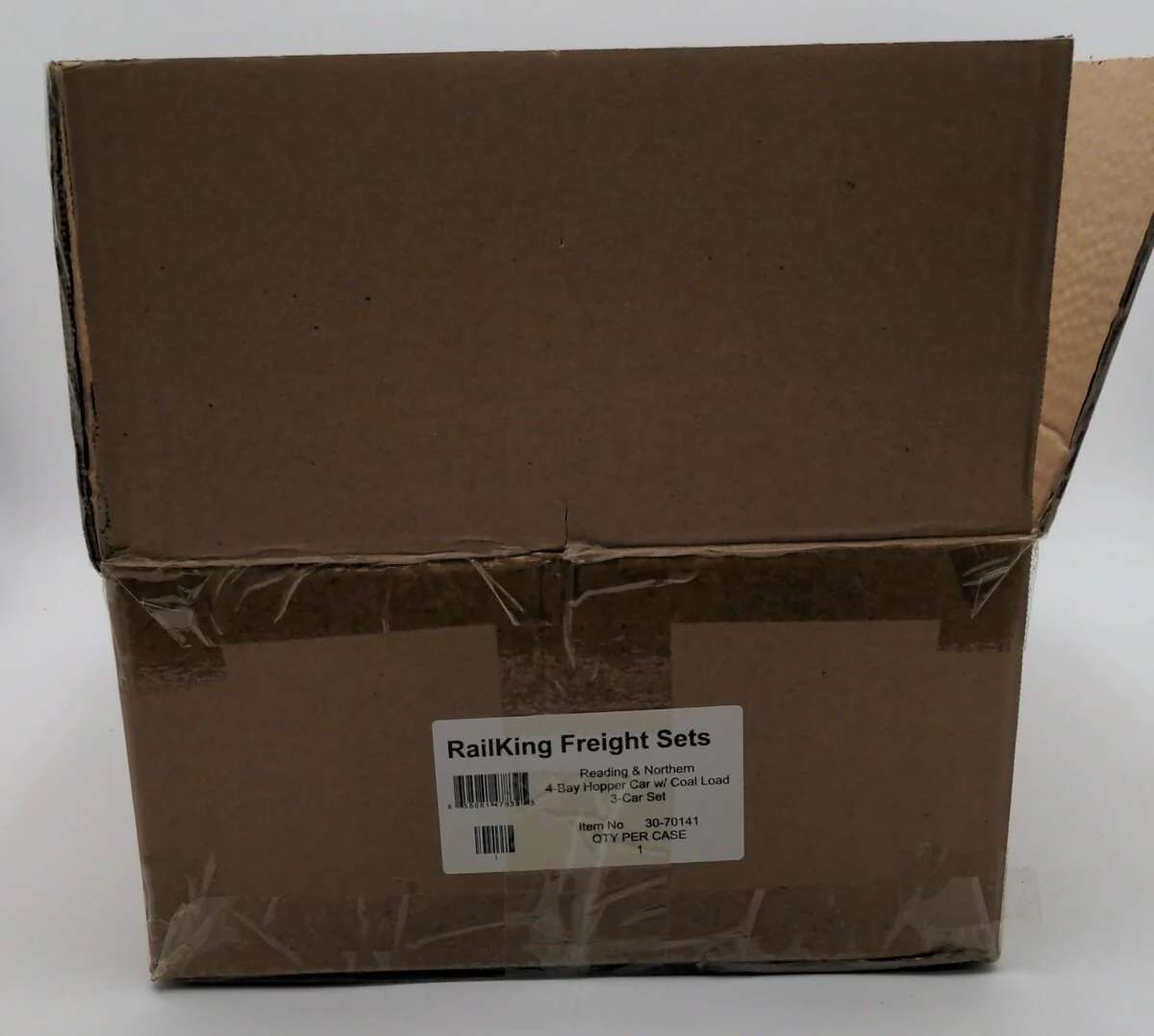 RailKing 30-70141 O Gauge Reading & Northern 4-Bay Hopper Car w/ Coal Load LN/Box - Image 8
