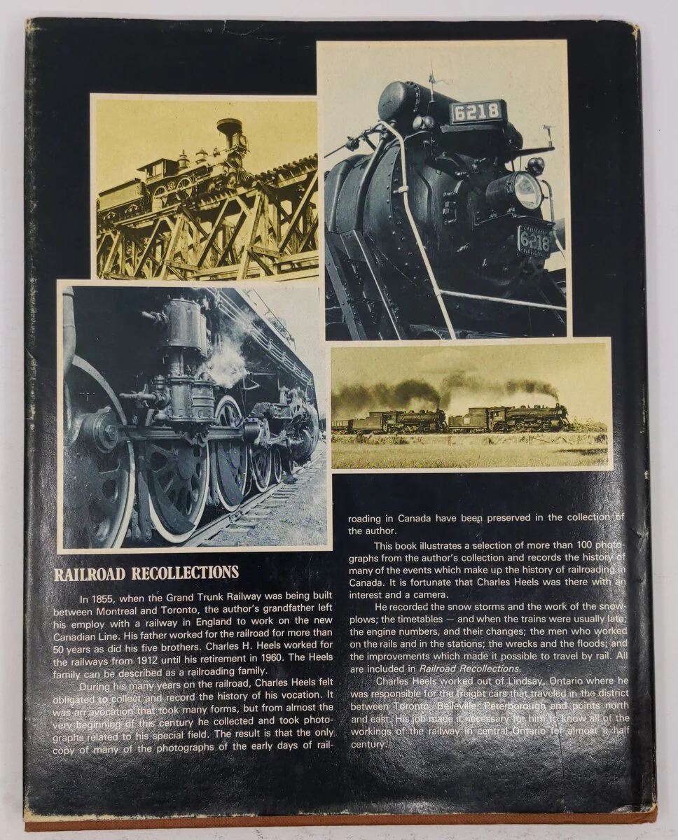 Railroad Recollections Hardcover Book By Charles H. Heels VG - Image 2