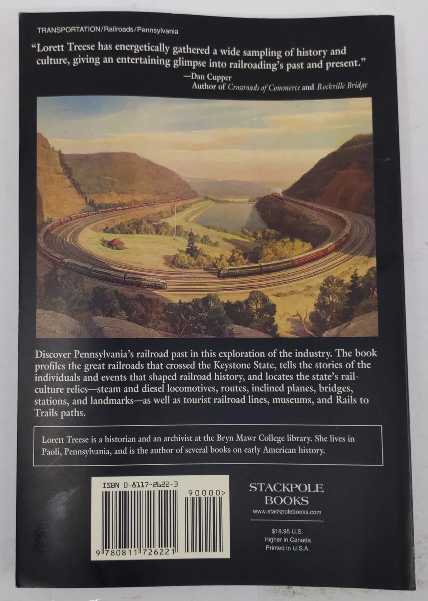 Railroads of Pennsylvania Paperback Book By Lorett Treese VG - Image 2