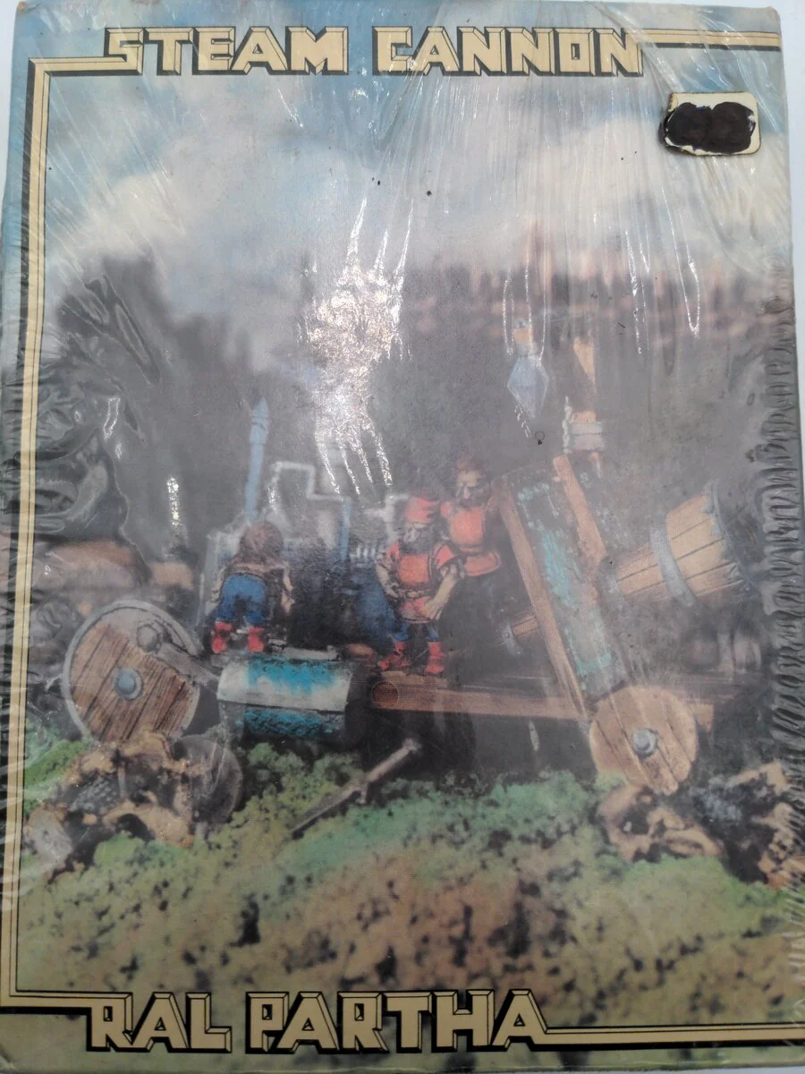 Ral Partha 02-030 Gnome Steam Cannon RARE Building Kit