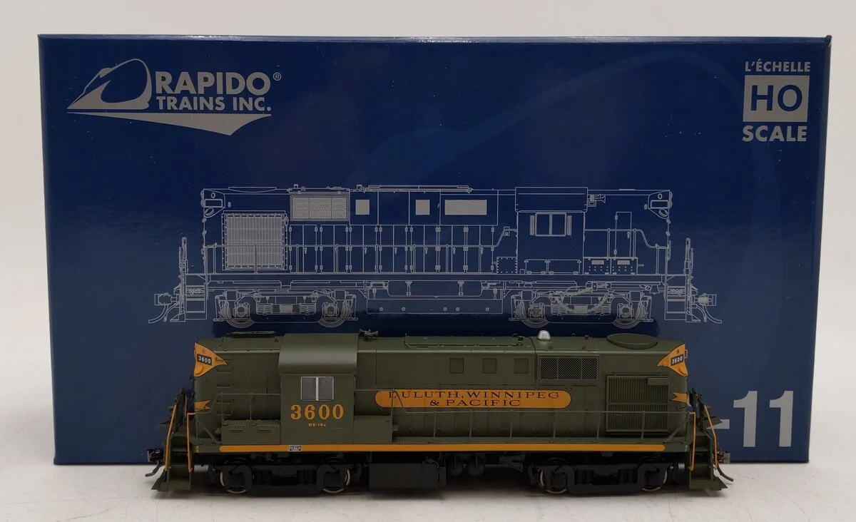 Rapido Trains 031065 HO DWP RS-11 Diesel Locomotive Standard DC #3600 LN/Box