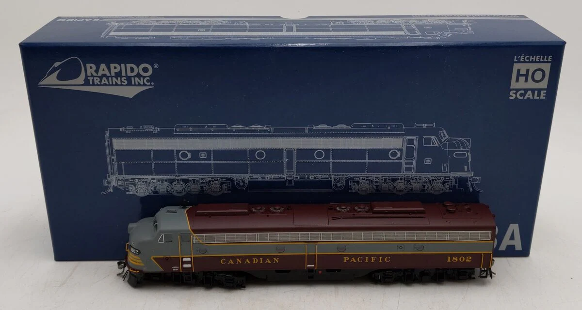 Rapido Trains 28014 HO CP Block Scheme EMD E8A Diesel Locomotive DC #1802 LN/Box