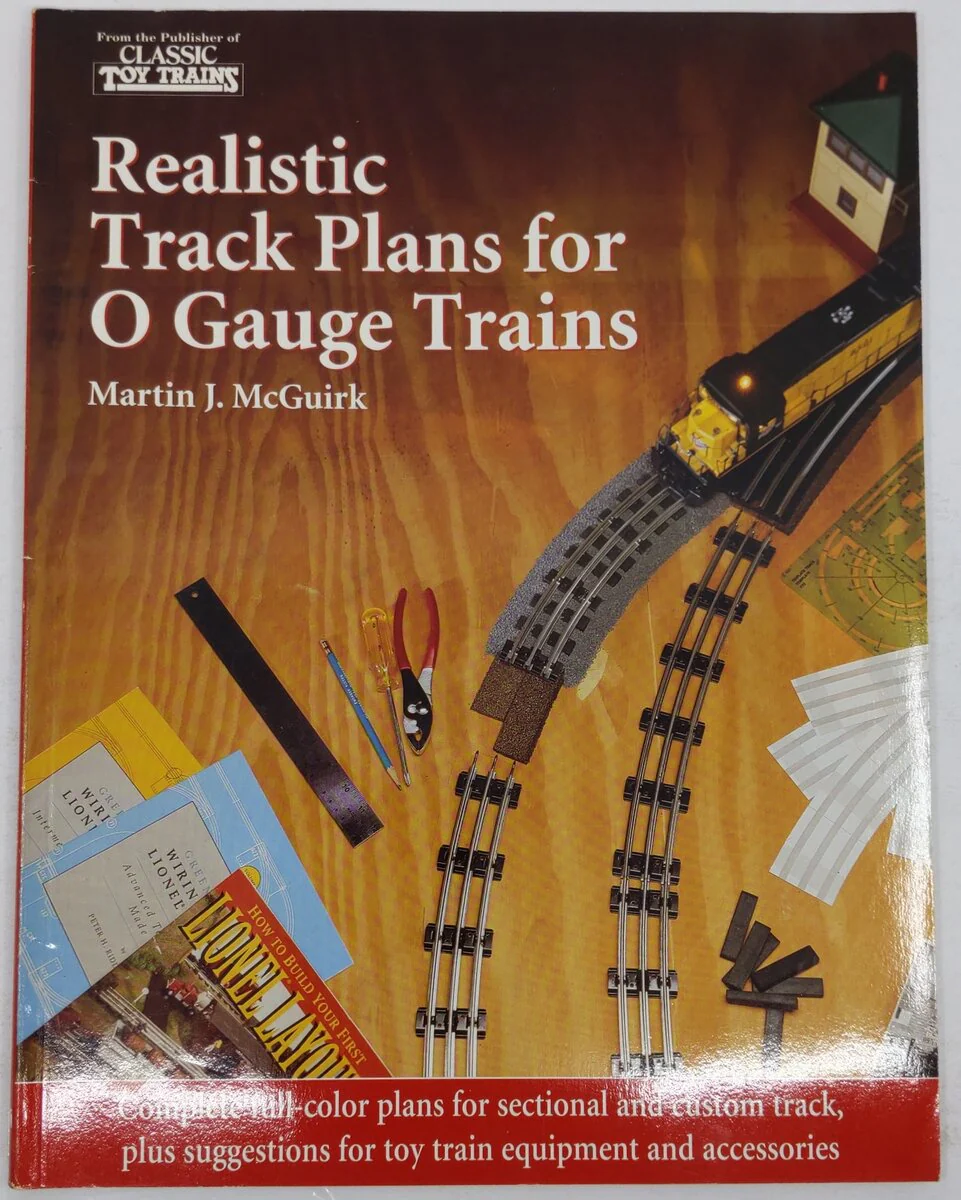 Realistic Track Plans for O Gauge Trains Paperback Book By Martin J. McGuirk VG