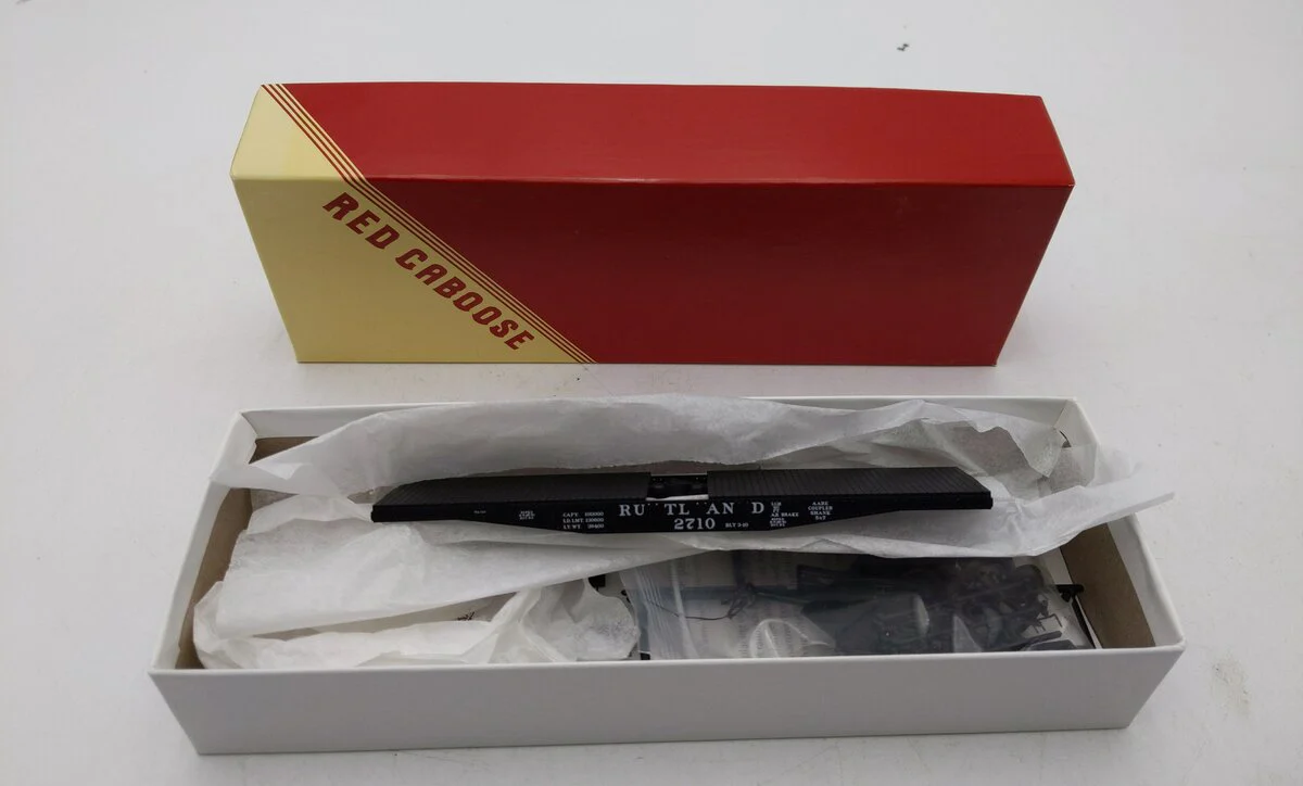 Red Caboose RC-2236a Rutland 42' Flatcar Kit NIB