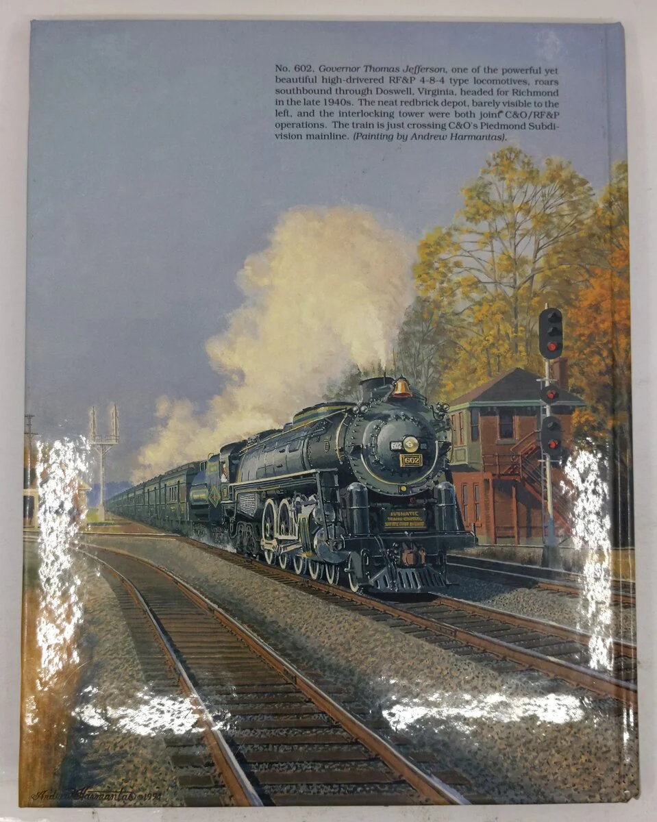 Richmond, Fredericksburg & Potomac Railroad Hardcover Book William E. Griffin Jr VG - Image 2