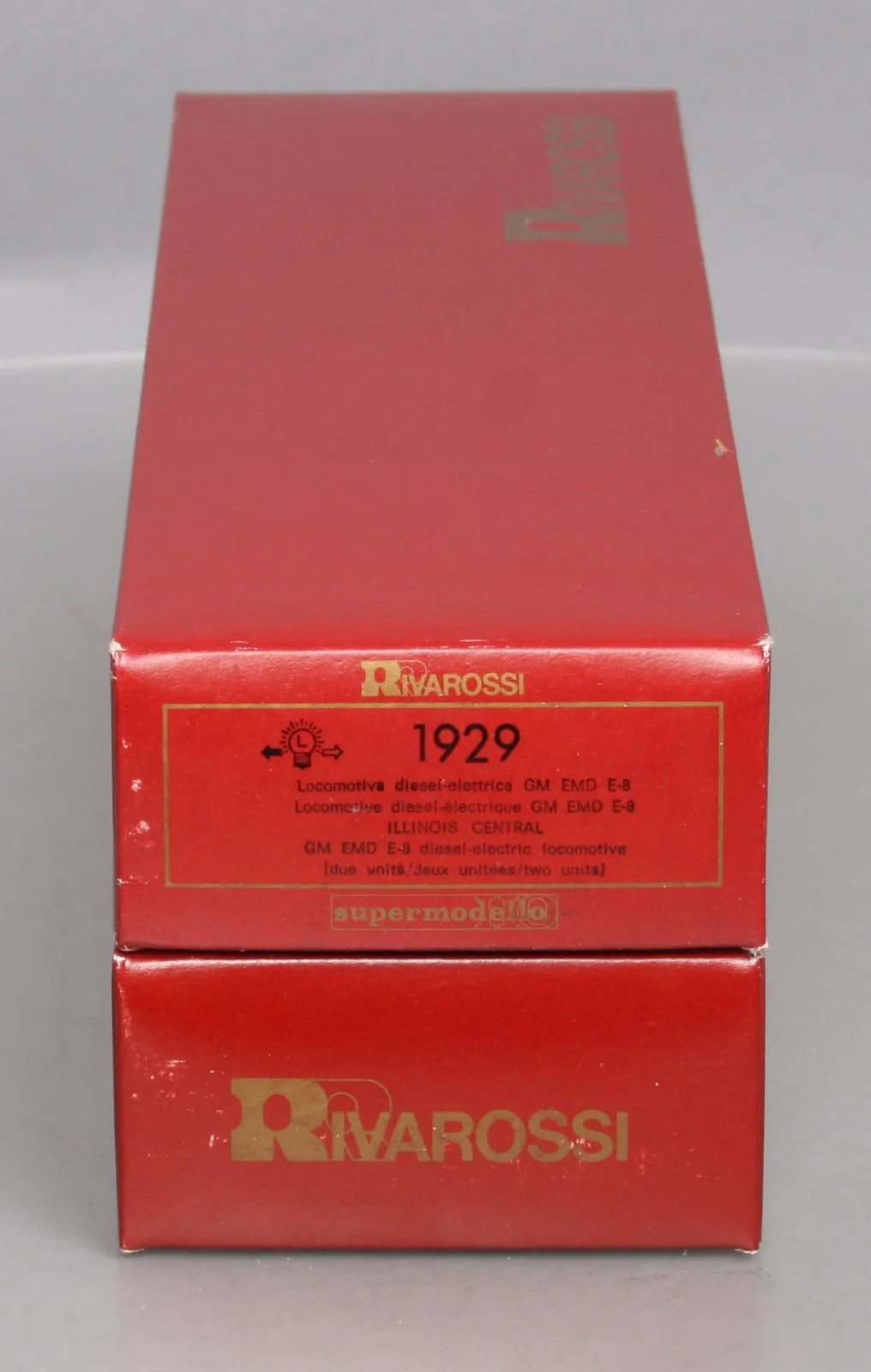 Rivarossi 1929 HO Illinois Central EMD E-8 AA Diesel Locomotive Set LN/Box - Image 6
