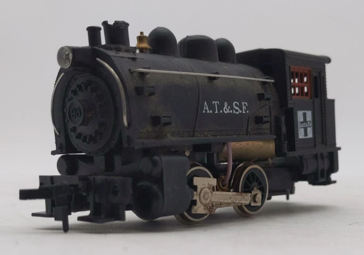 Rivarossi HO Atchison Topeka Santa Fe Steam Locomotive VG - Image 2