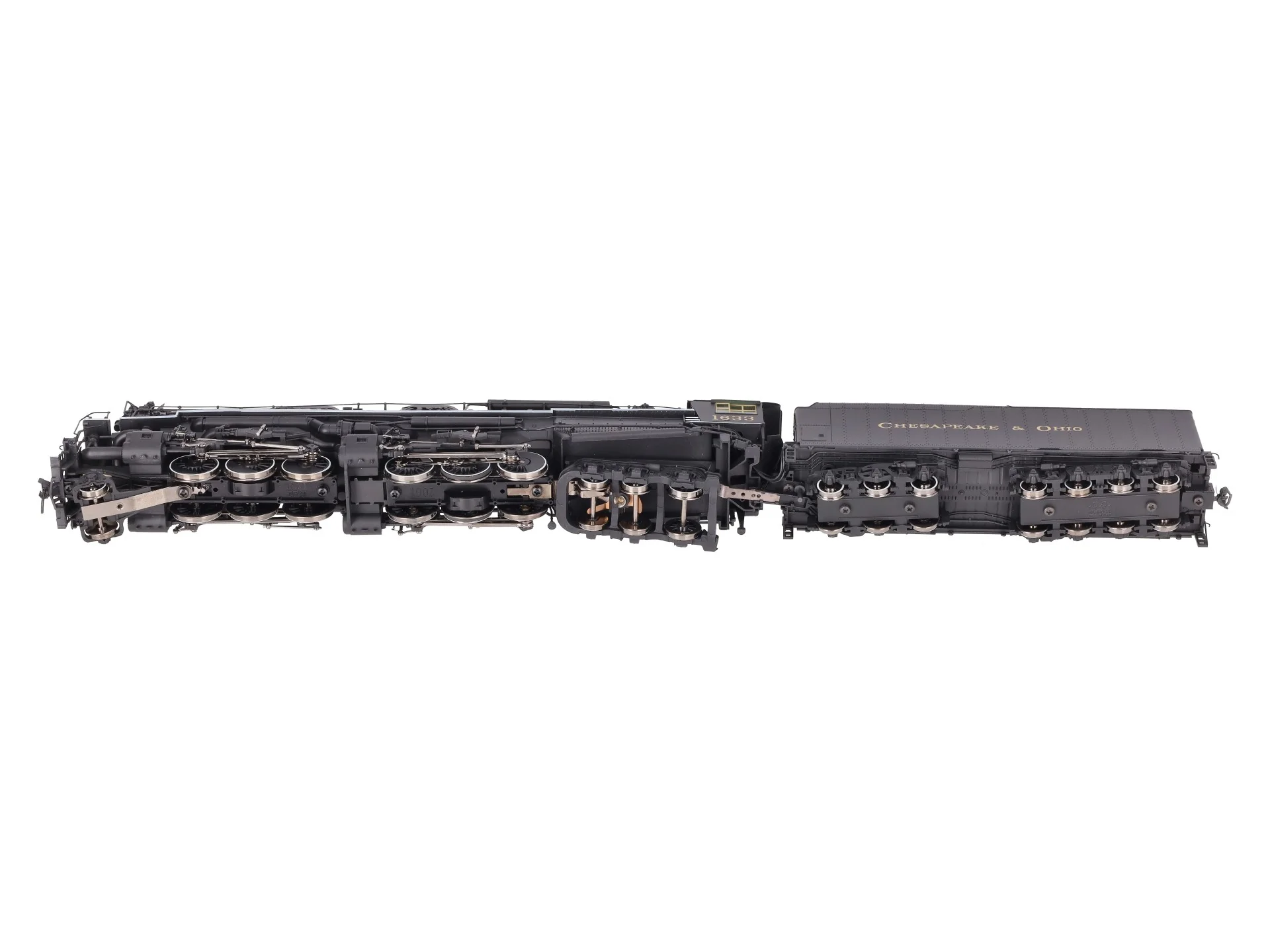 Rivarossi R5454 HO Scale C&O Class 2-6-6-6 Steam Locomotive & Tender #1633 EX/Box - Image 5