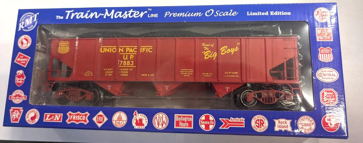 RMT 66217 O Union Pacific 3-Bay Coal Hopper Car w/ Load