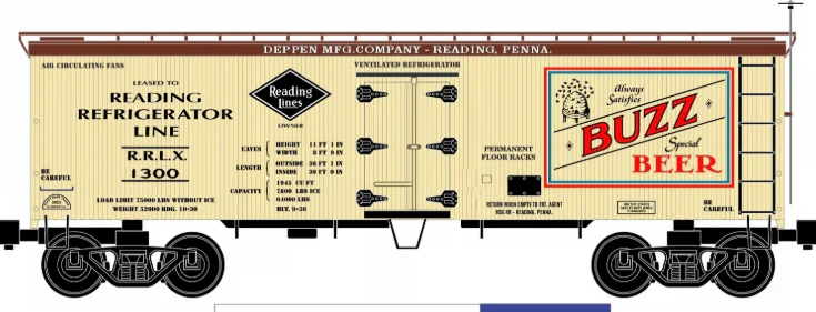 RMT 86199-168 O Buzz Beer Woodside Reefer - Image 2