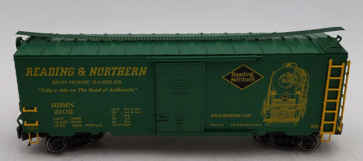 RMT 96412-3 O Reading & Northern 40' PS-1 Boxcar #2102 EX/Box - Image 2