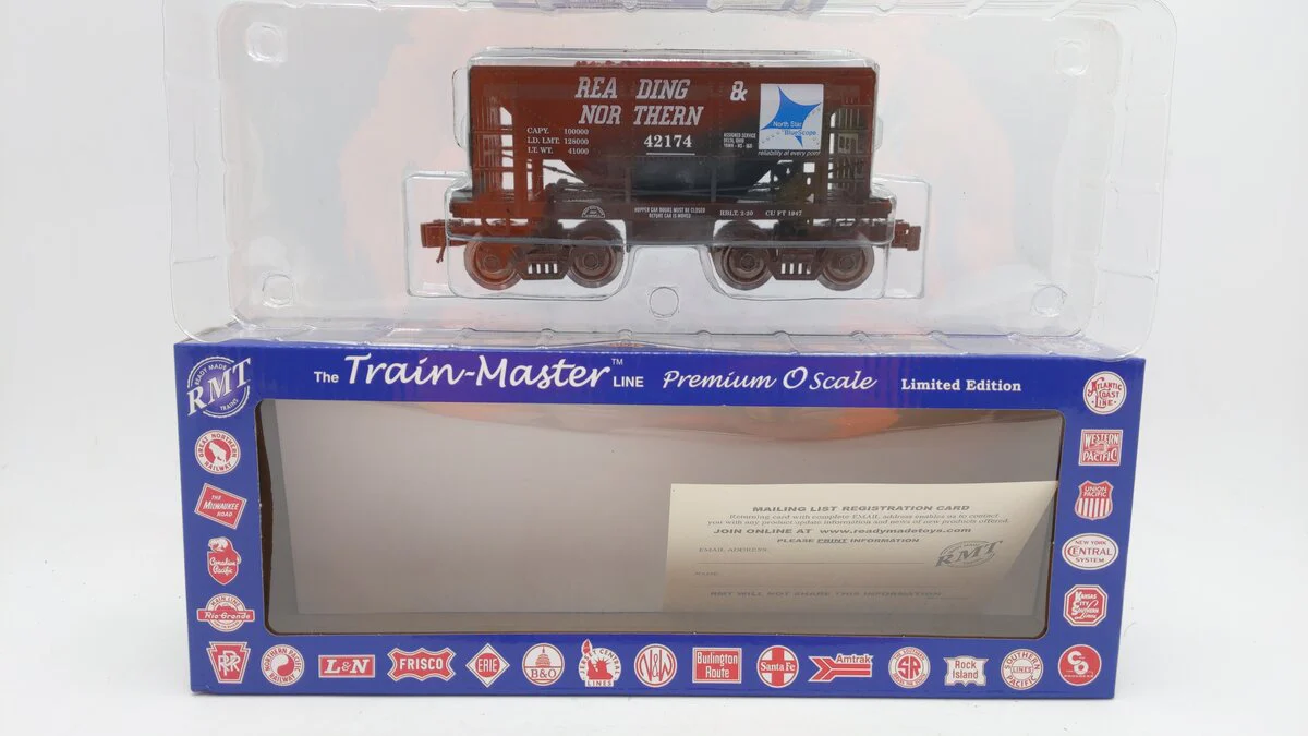 RMT 96712 O Gauge Reading Blue Mountain & Northern Ore Car #42147 MT/Box