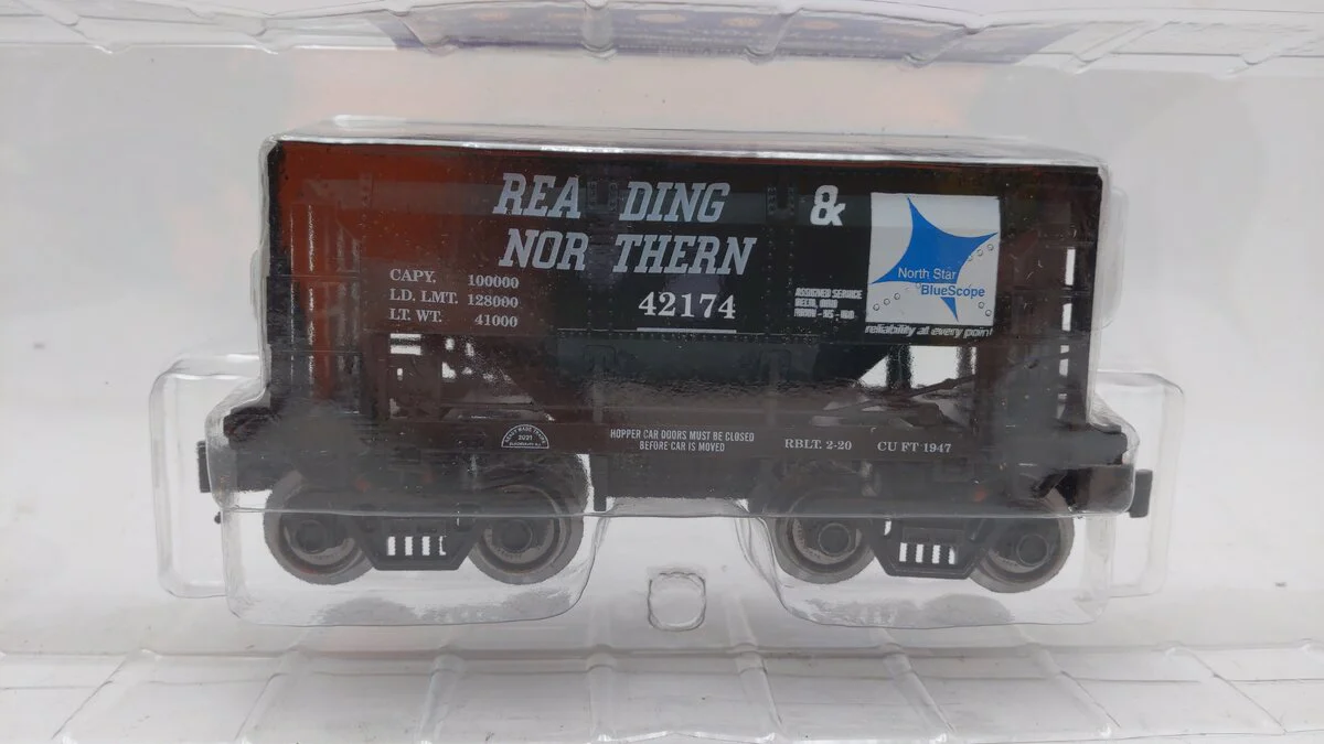 RMT 96712 O Gauge Reading Blue Mountain & Northern Ore Car #42147 MT/Box - Image 2