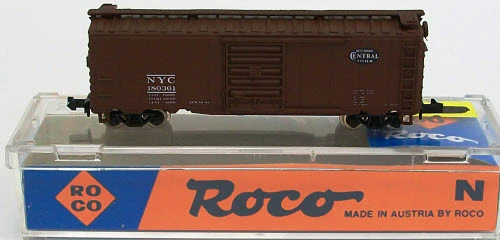Roco 28500 N Scale NYC 40' Boxcar#180361 LN/Box