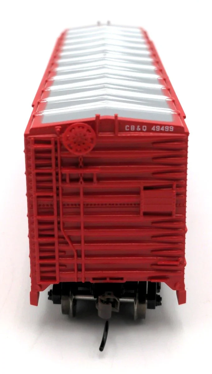 Roundhouse 1004 HO CB&Q 40' Grain Box Car #49499 LN/Box - Image 3