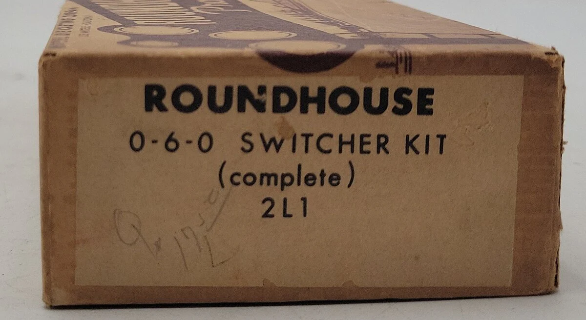 Roundhouse 412 HO UP 0-6-0 Steam Locomotive & Tender -Unpainted EX/Box - Image 5
