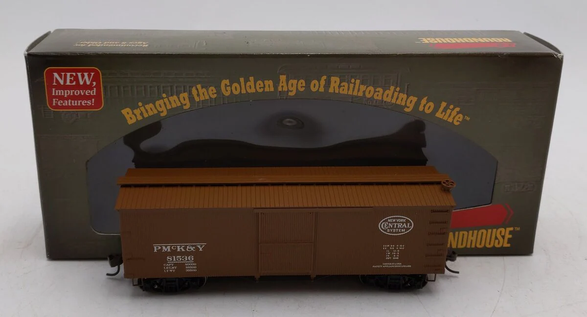 Roundhouse 84184 HO Scle P, MCK & Y/NYC Boxcar #81536 LN/Box